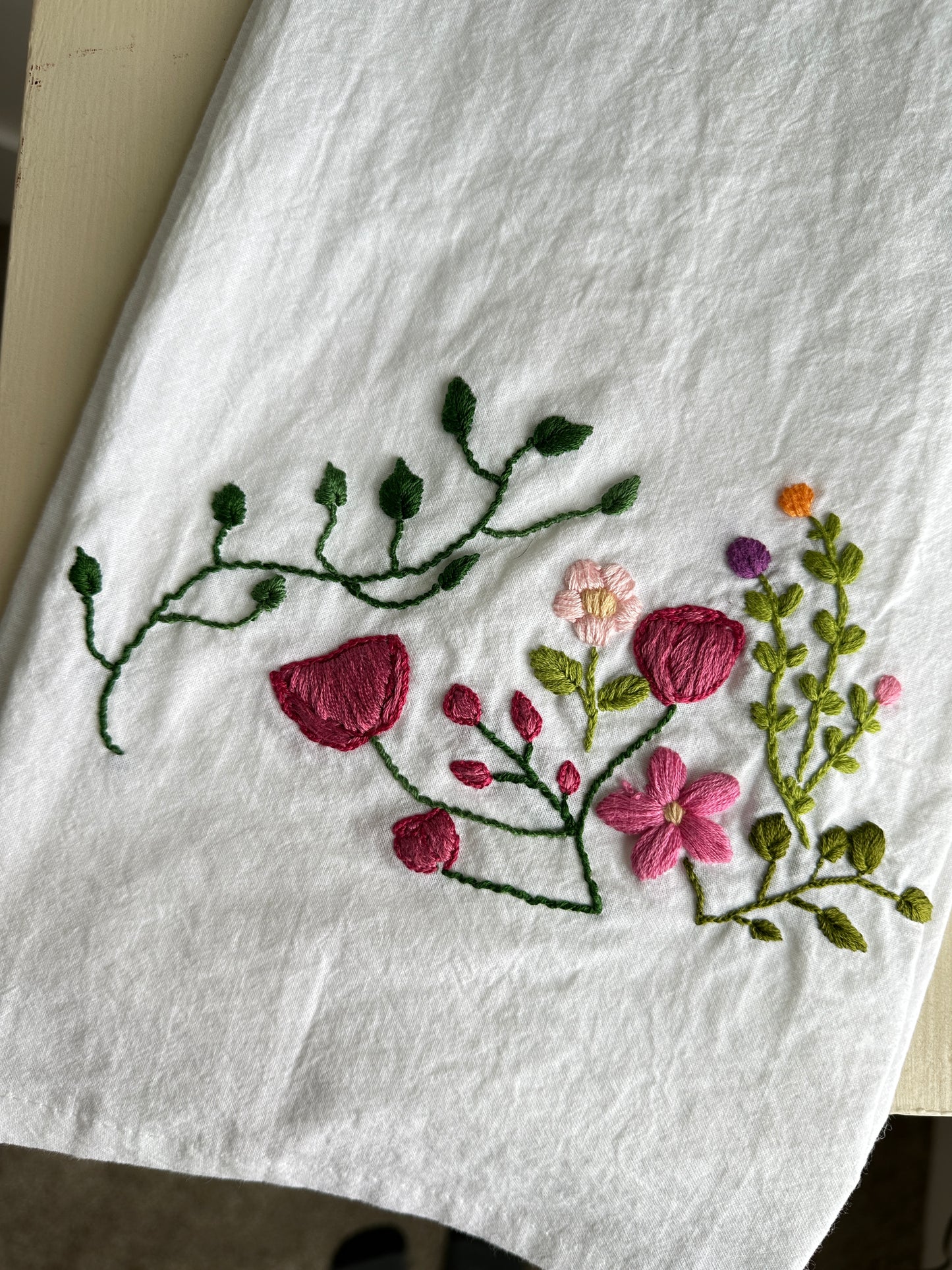 Eleanor's Floral Tea Towel