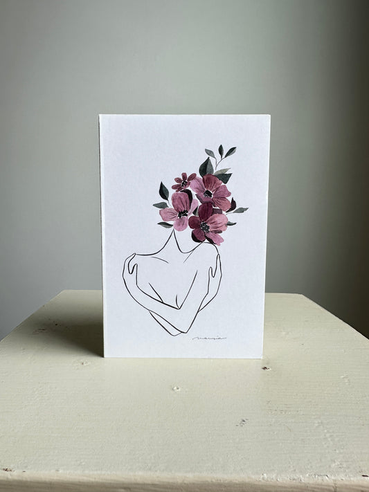 Flower Girl Greeting Card