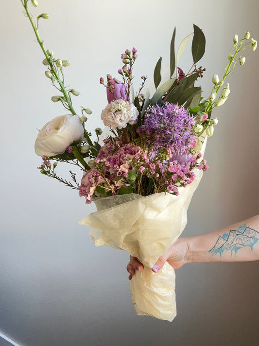 Classic Hand-Tied Wrapped Bouquet